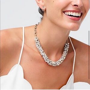 J. Crew Crystal Wreath Necklace